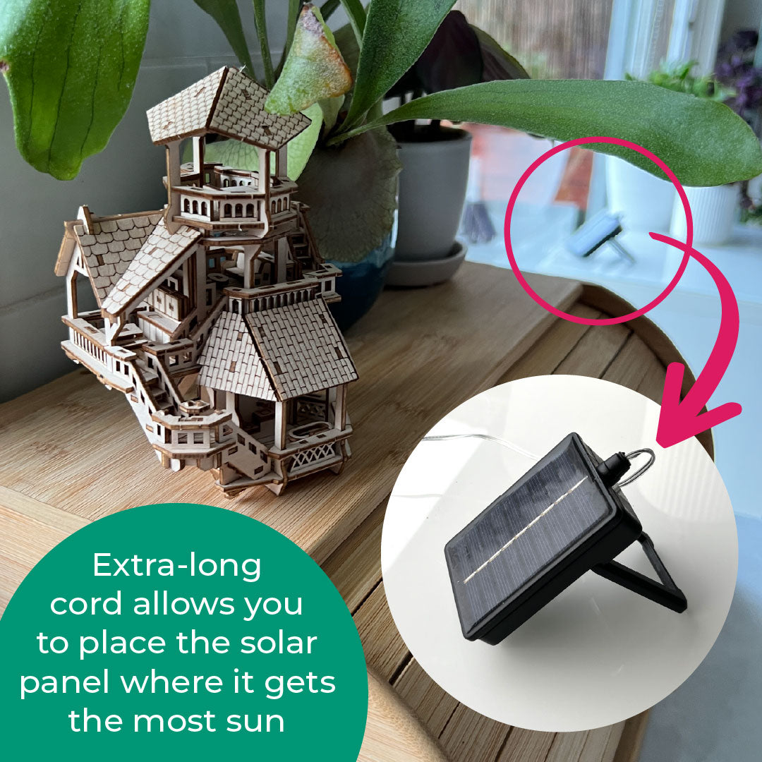 Solar LED Lights Accessory for Treehouses | Tiny Treehouses Australia