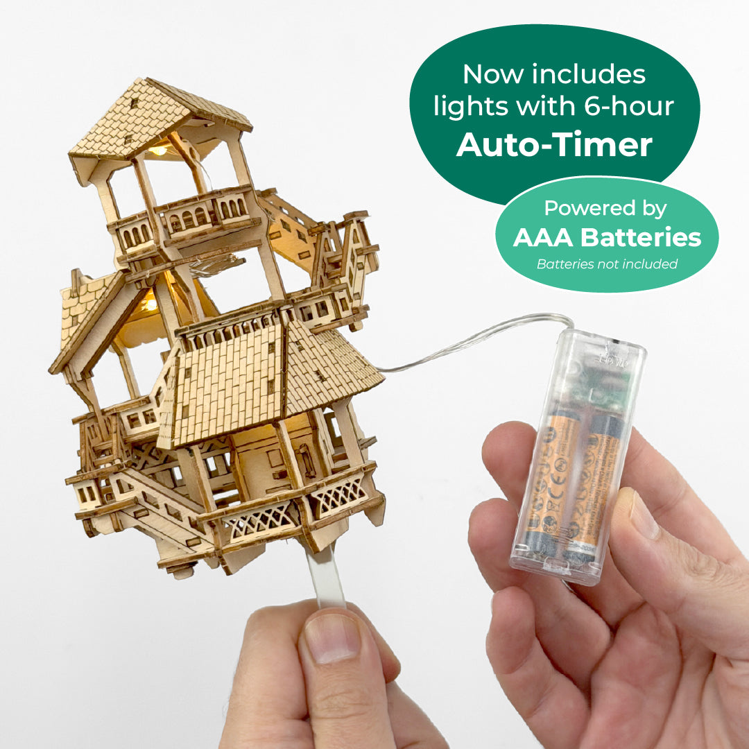 Tiny Treehouses 3D Wooden Craft Puzzle 