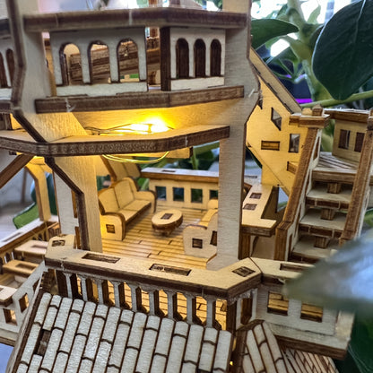Tiny Treehouses 3D Wooden Craft Puzzle 