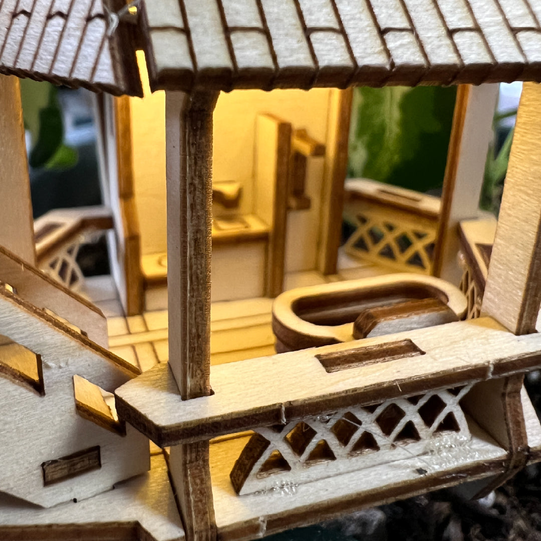 Tiny Treehouses 3D Wooden Craft Puzzle 