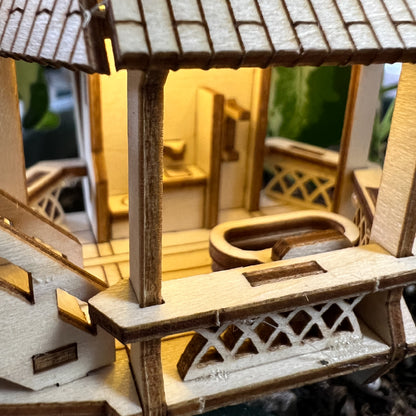 Tiny Treehouses 3D Wooden Craft Puzzle 