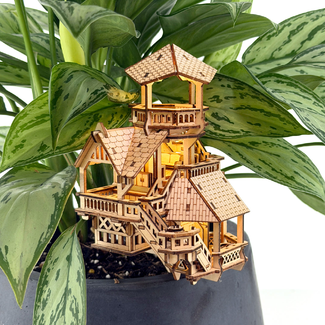 Tiny Treehouses 3D Wooden Craft Puzzle 