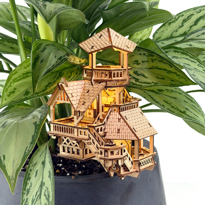 Tiny Treehouses 3D Wooden Craft Puzzle 