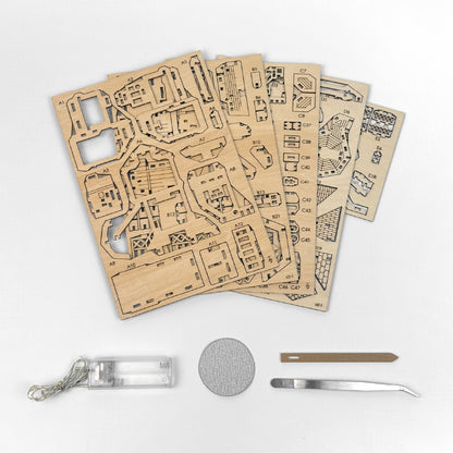 Tiny Treehouses 3D Wooden Craft Puzzle 