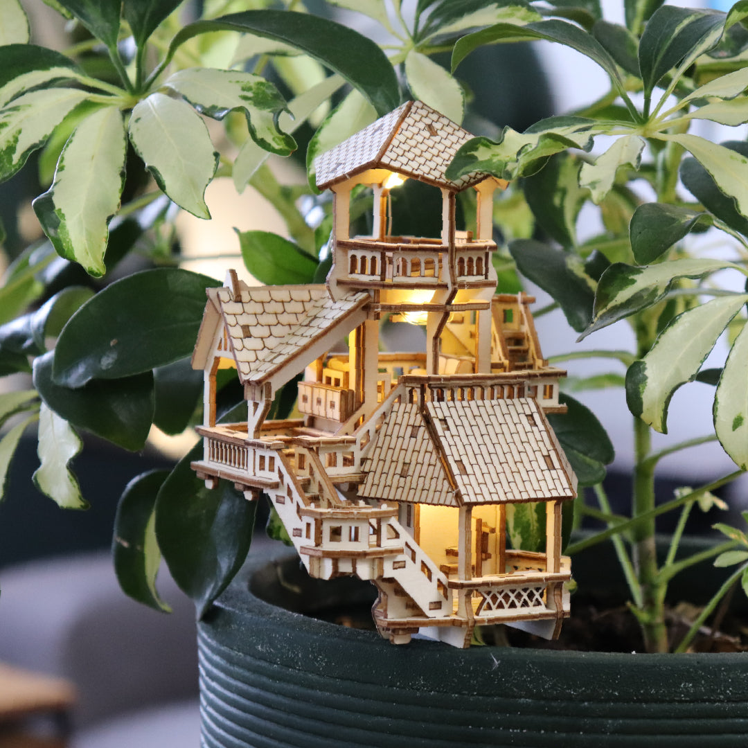 Tiny Treehouses 3D Wooden Craft Puzzle 