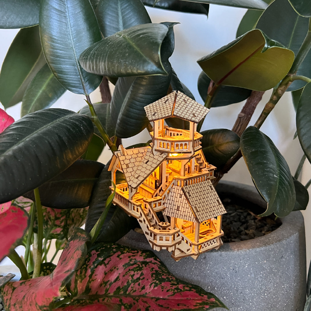 Tiny Treehouses 3D Wooden Craft Puzzle 