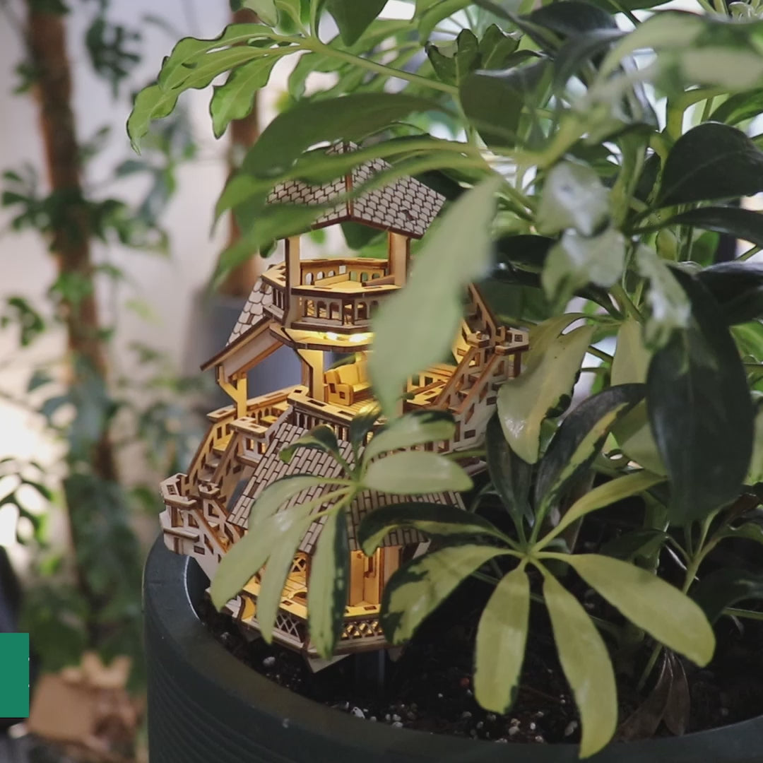 Tiny Treehouses 3D Wooden Craft Puzzle 