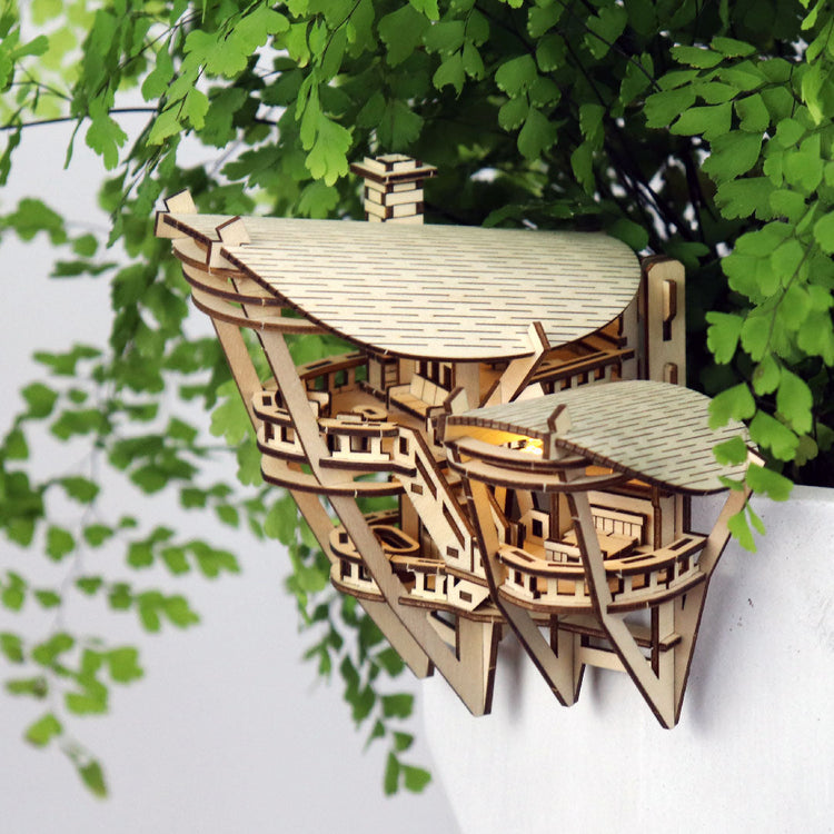 Tiny treehouses diy crafts wooden puzzles for adults tiny