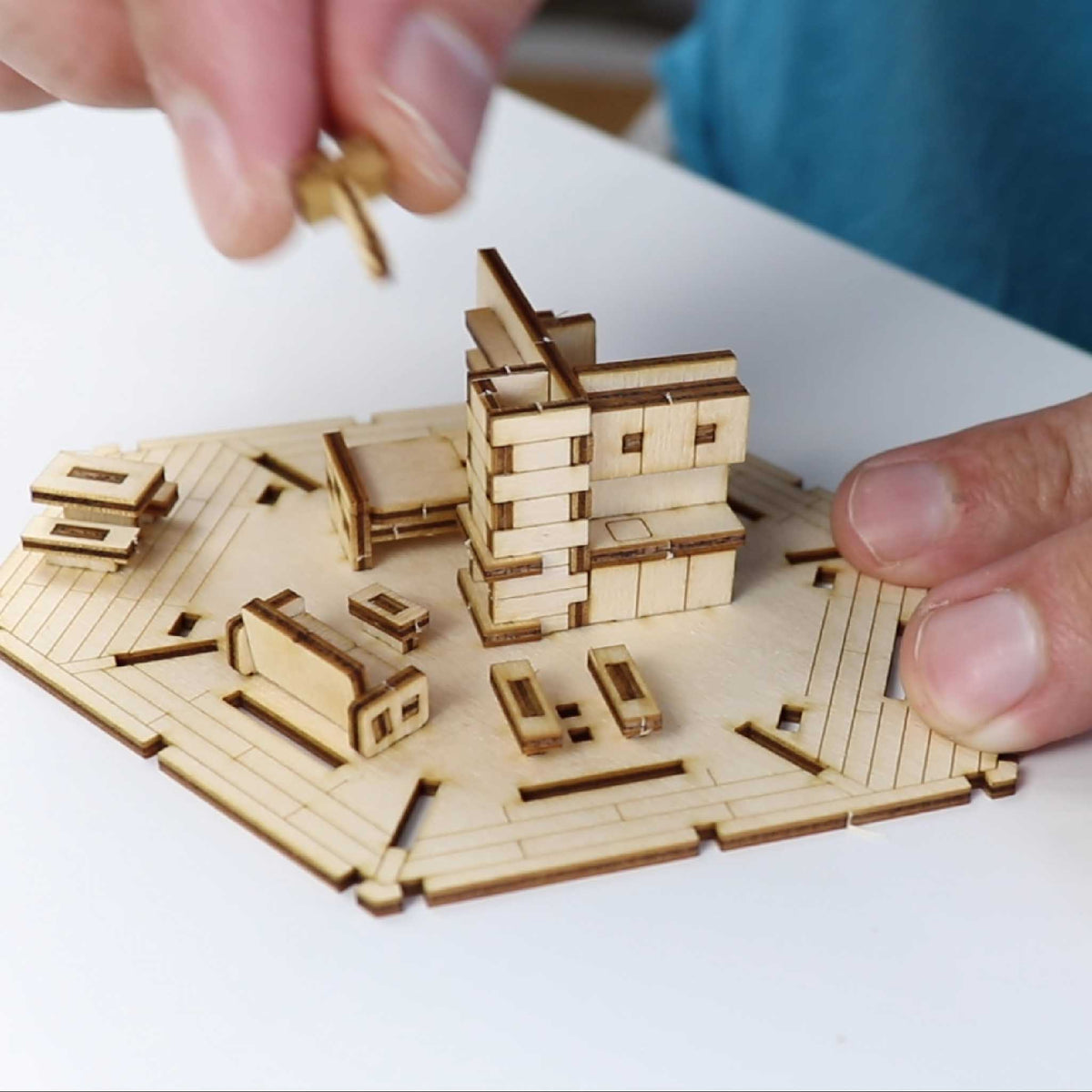 Woodland Outpost Wooden Model | Tiny Treehouses – Tiny Treehouses Australia